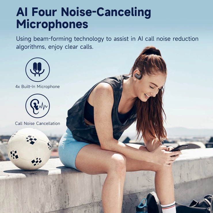 Oneodio OpenRock S Air Conduction Bluetooth 5.3 Earphones