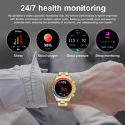 LIGE 1.43" AMOLED Man Smart Watch Bluetooth Call NFC Outdoor Compass Smartwatch Men Fitness Tracker 100+ Sport Modes Bracelet
