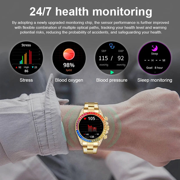 LIGE 1.43" AMOLED Man Smart Watch Bluetooth Call NFC Outdoor Compass Smartwatch Men Fitness Tracker 100+ Sport Modes Bracelet