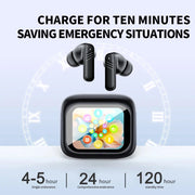 Full In Touch Screen Headphone  Wireless InEar ENC Earbuds Bluetooth5.4 ANC E18 Pro Noise Cancelling Earphone With Mic New