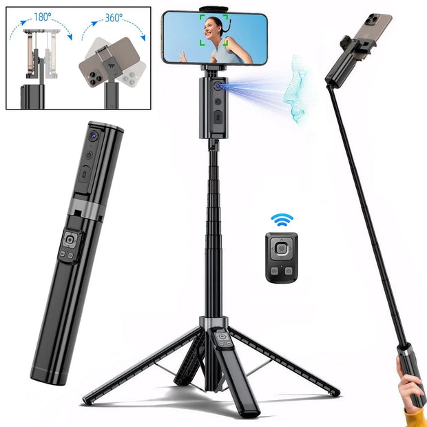 Auto Face Tracking Tripod Selfie Stick