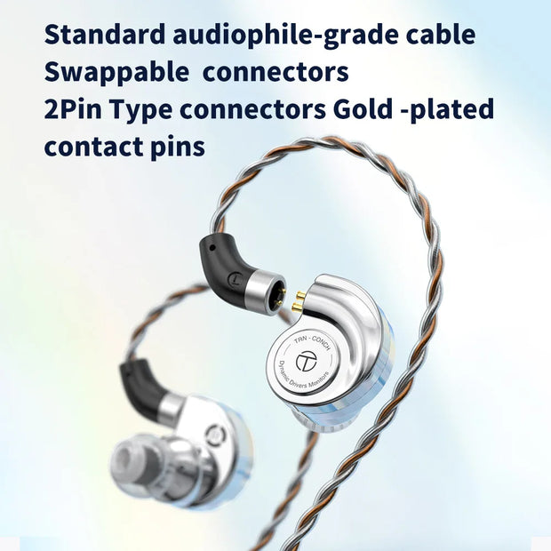 10mm Dual Magnetic Circuit DLC Dynamic Driver Headphones