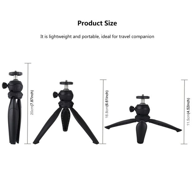 PULUZ 20cm Pocket Plastic Tripod