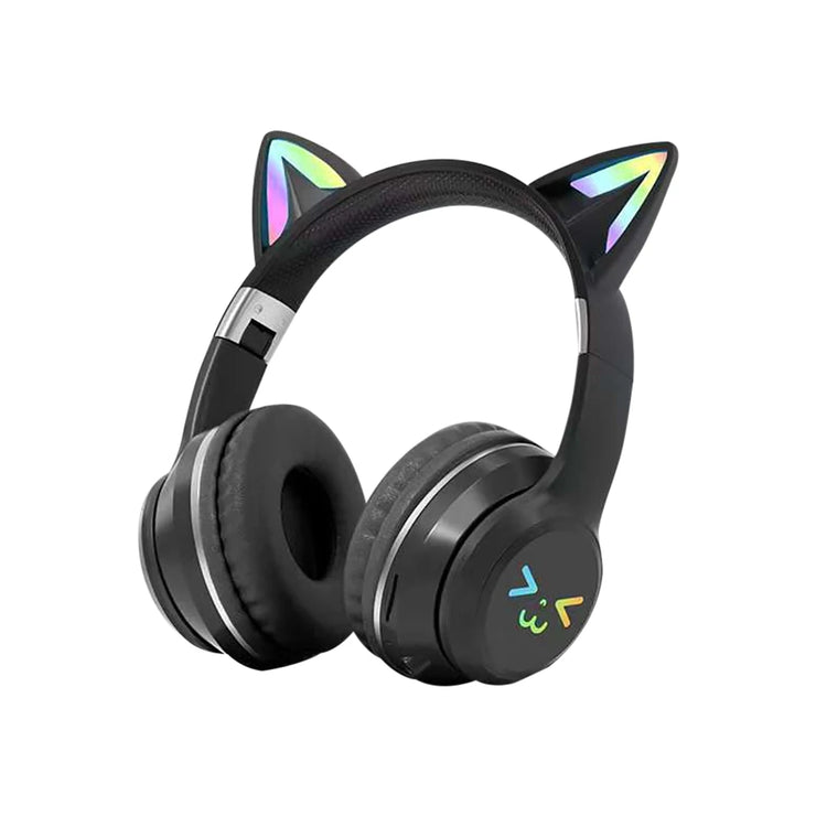 New  RGB cute cat Bluetooth Earphones