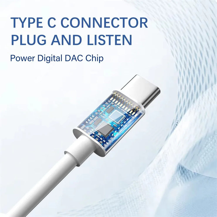 Redmi Note 10 9 8 7 Type C 3.5mm Wired Headset