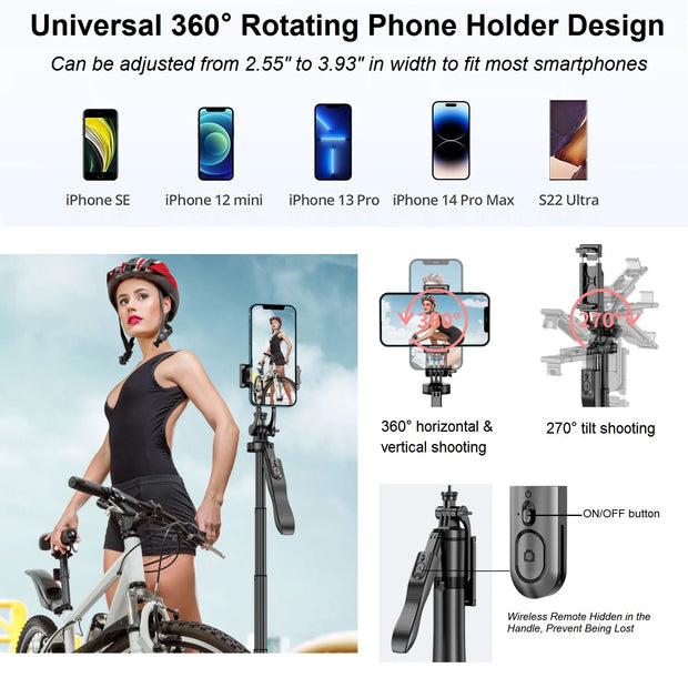 New Selfie Stick Phone Tripod