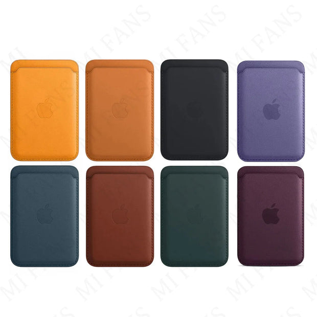 Original Apple Leather Magsafe wallet Magnetic Card holder Case