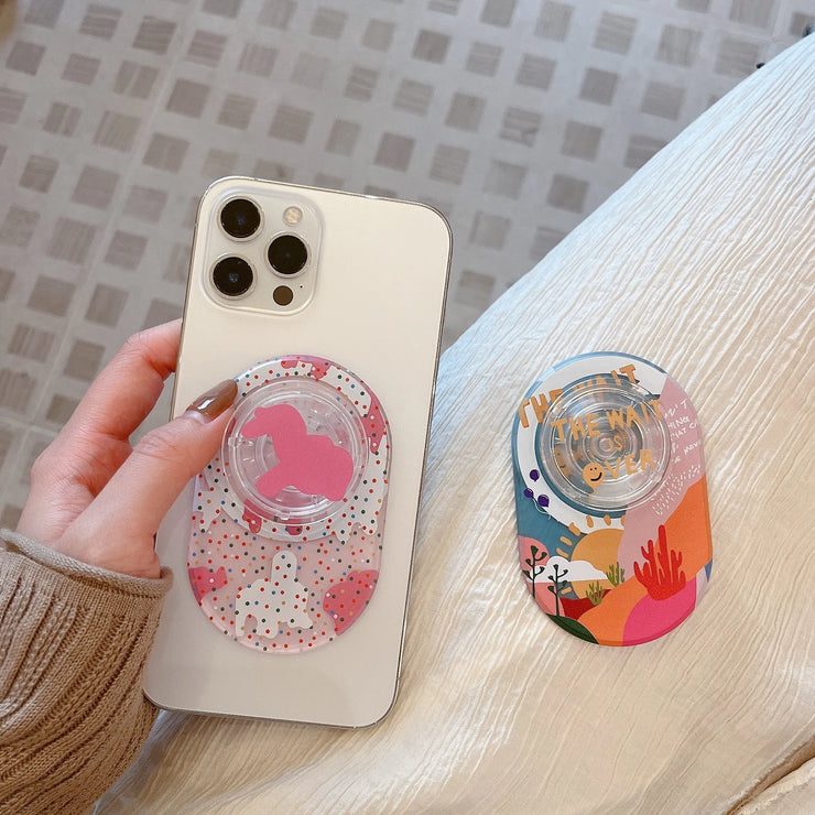 Polka Dot Illustration Style Desktop Air Bag Holder