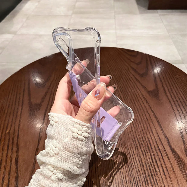 New Wristband Clear TPU Phone Case