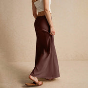 Summer Vacation Women's Summer Maxi Skirt Drawstring Low Waist A Line Casual Skirts Bodycon Long Skirt Beach Women's clothing