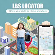 ﻿ 4G Sim Card 2G Internet Kids Smart Watch