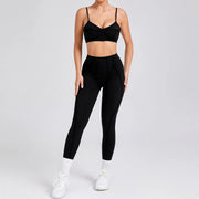 New Yoga Set Women Tracksuit Workout Legging Athletic Suit Gym Push Up Legging Fitness Bra Sports Wear Active Wear