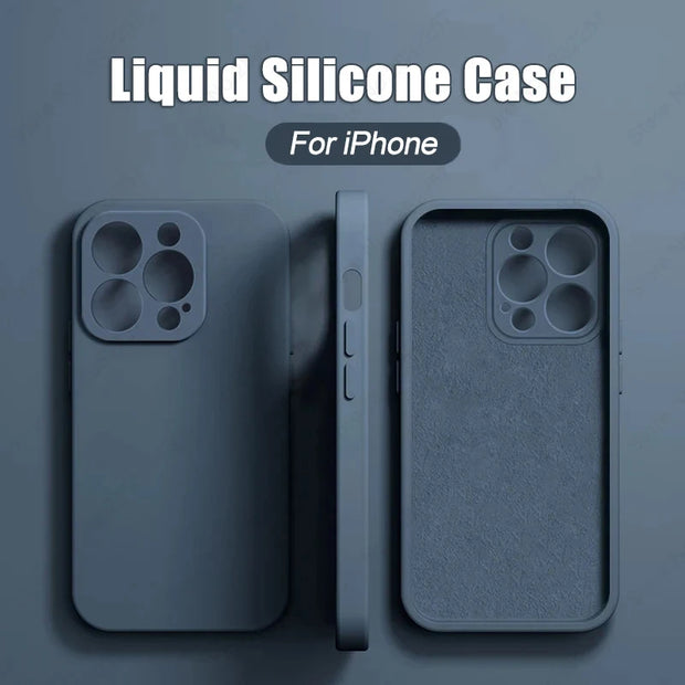 Luxury Liquid Silicone Phone Case