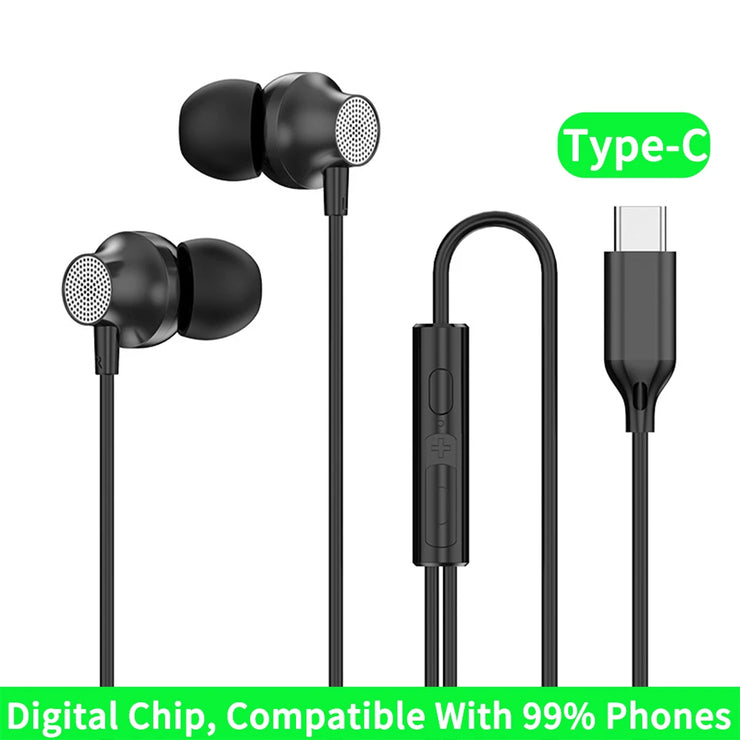 New Digital Chip Wired Earphone