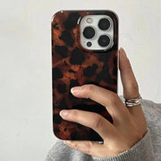 New Retro Amber Texture Laser Phone Case