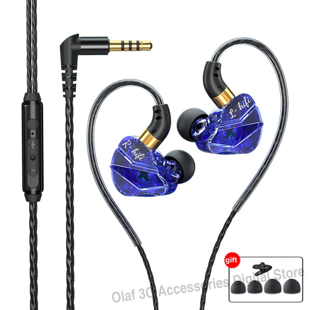 OLAF 3.5mm Jack Type C Plug Wired Headphones