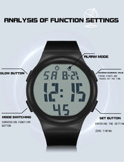 Men Fashion Countdown Waterproof LED Digital Military Wristwatches