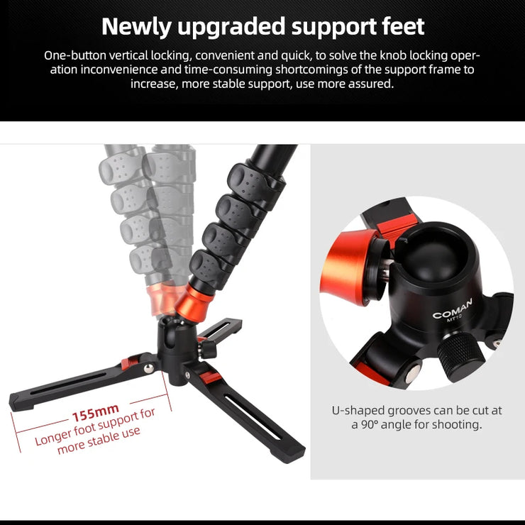New Professional Video Camera Monopod Tripod Stand