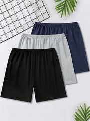 Men's Cozy Sleep Bottoms Plaid Print Shorts Comfortable Breathable Fabric Relaxed Fit Jogging Casual Attire And Outings Homewear