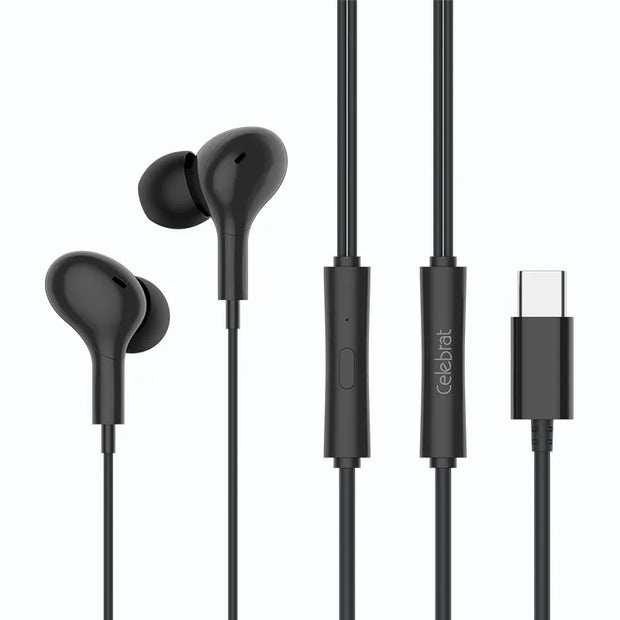 New Type C Jack Wired Headphones