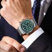 Men Luminous Date Waterproof Chronograph Quartz Watch