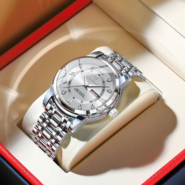 Men Quartz Stainless Steel Sports Watches