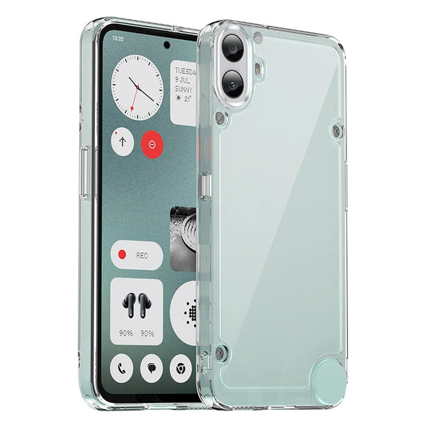 New Translucent Soft Frame Clear Case