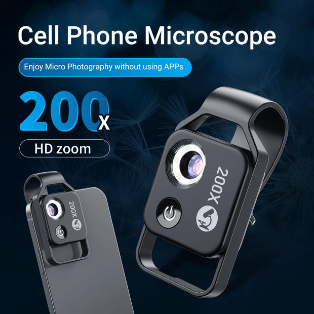 APEXEL Digital 200X Microscope Lens