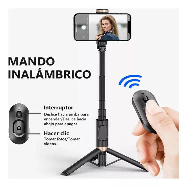 NEW Bluetooth Selfie Foldable Wireless Tripod