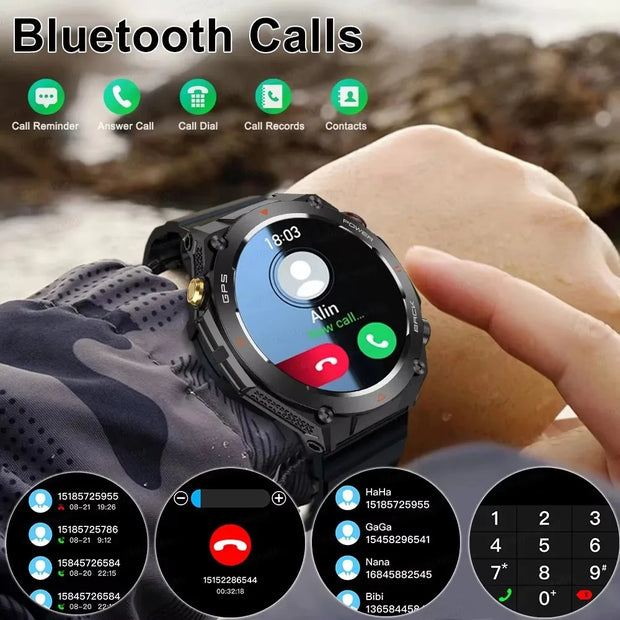 Outdoor Sports Fitness Tracking Waterproof Watch