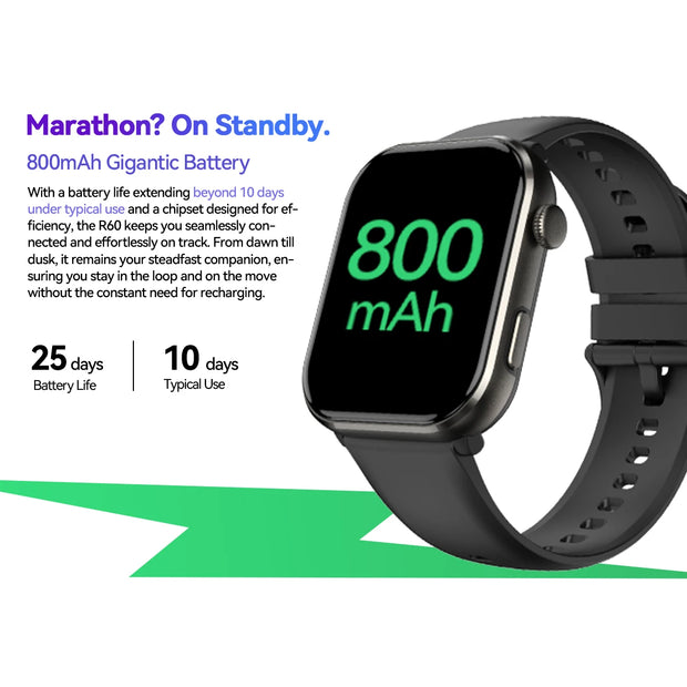 New 800mAh Bluetooth  Fitness Tracking Watch