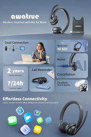EH11 Wireless Bluetooth 5.3 Headset