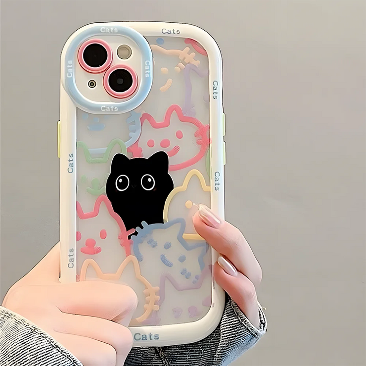 New Cut Cat Aninal Phone Case