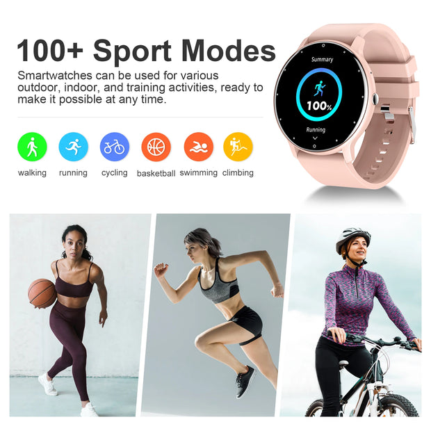 New Waterproof Sleep Monitoring Fitness Sports Smartwatch