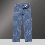 Spring Autumn Denim Clothing Set For Men Stylish Jacket Jeans 2-piece Set Working Class Style Bold Fashion Statement