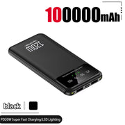 100000mAh Power Bank 120W Super Fast Charging