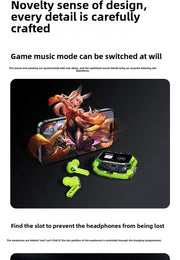Wireless Bluetooth-compatible Earphones Intelligent Touch Color LCD Screen TWS Earbuds HIFI Noise Reduction Stereo Earphones
