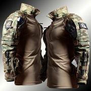 Men's Workwear Suit Outdoor Clothes Long Sleeve Tee Shirt & Trousers Wear-resisting Hunting Clothes Men Camping Suit