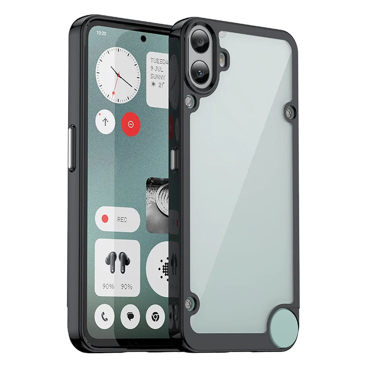 New Translucent Soft Frame Clear Case