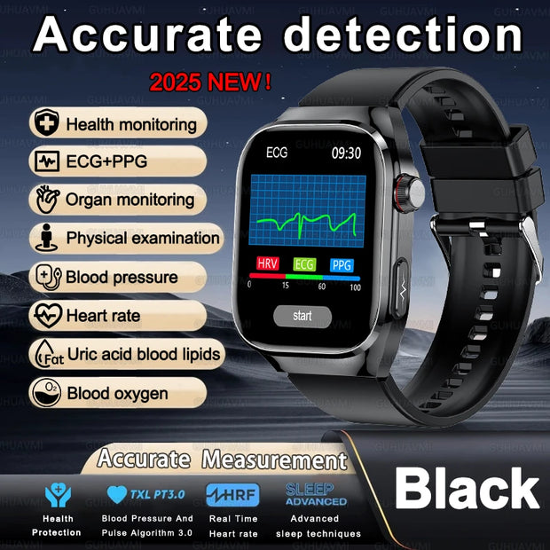 2025 New Uric Acid Blood Fat Smart Watch