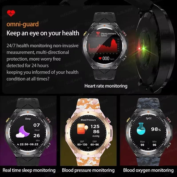 Outdoor Sports Fitness Tracking Waterproof Watch