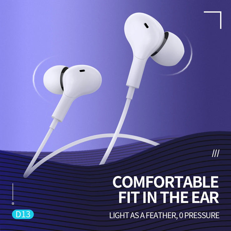 New Type C Jack Wired Headphones