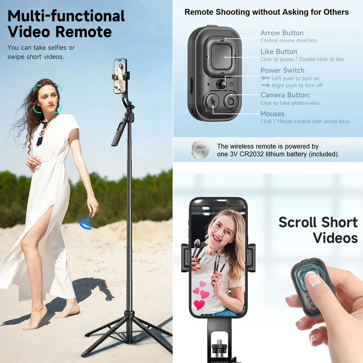 New Extendable Auto Face Tracking Tripod