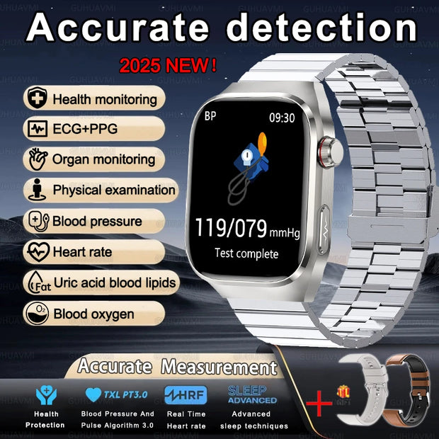 2025 New Uric Acid Blood Fat Smart Watch