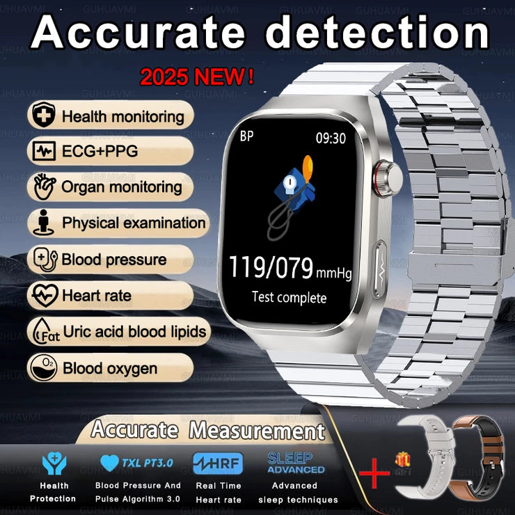 2025 New Uric Acid Blood Fat Smart Watch