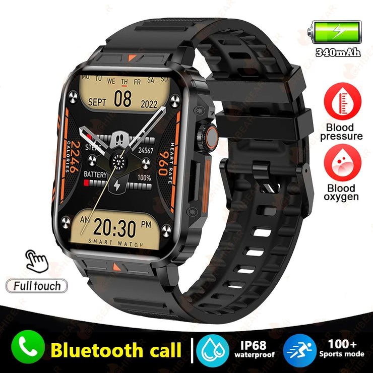 New 1.95 Outdoor Military Smart Watch