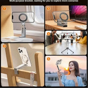 New Foldable Magnetic Phone Tripod Holder