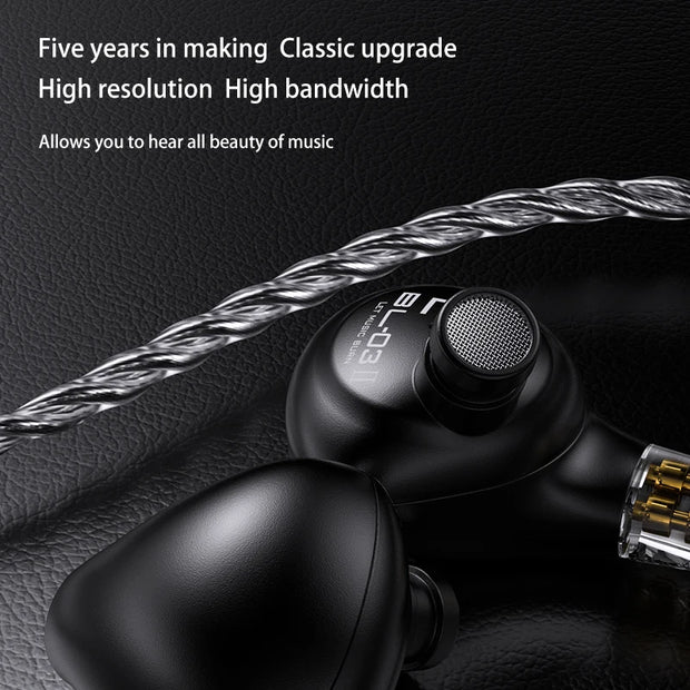 10mm Dual Chamber Dynamic Driver Earphone