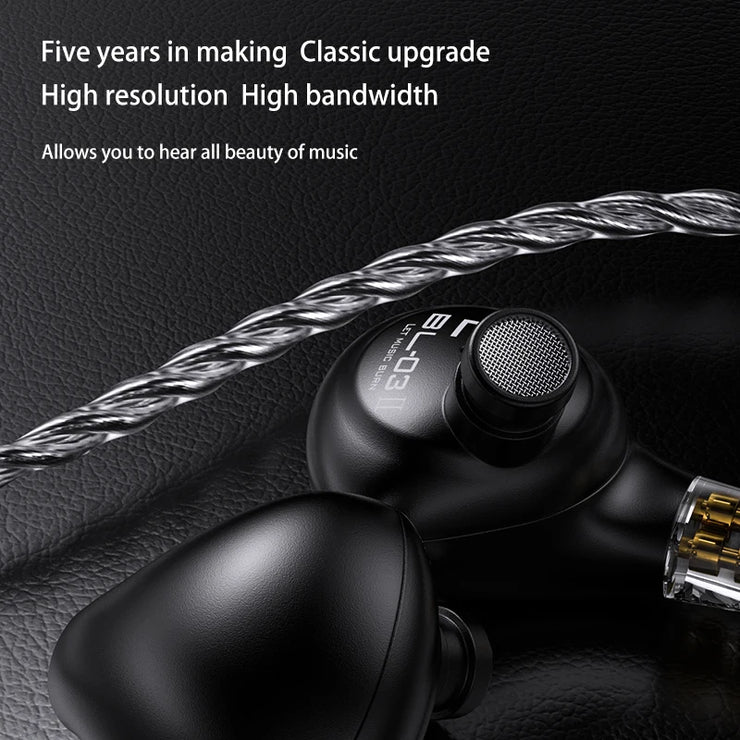 10mm Dual Chamber Dynamic Driver Earphone