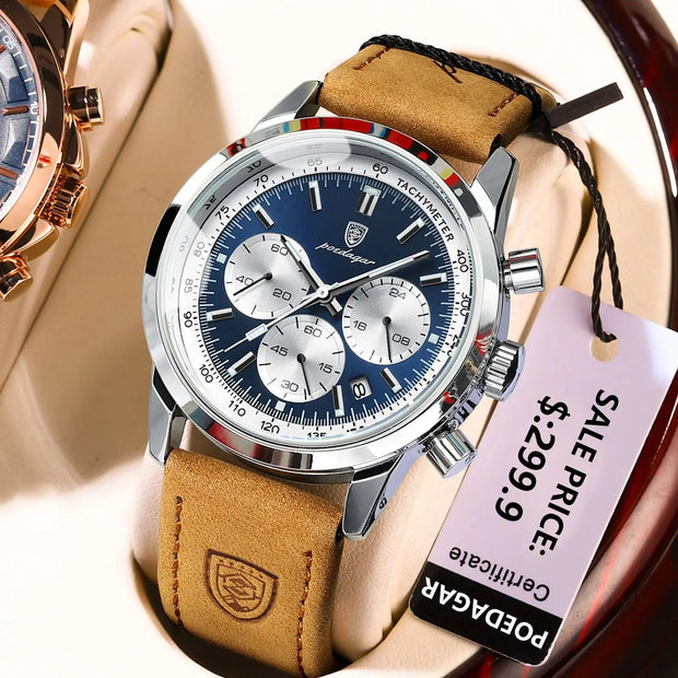 High Quality Waterproof Chronograph Luminous Wristwatch
